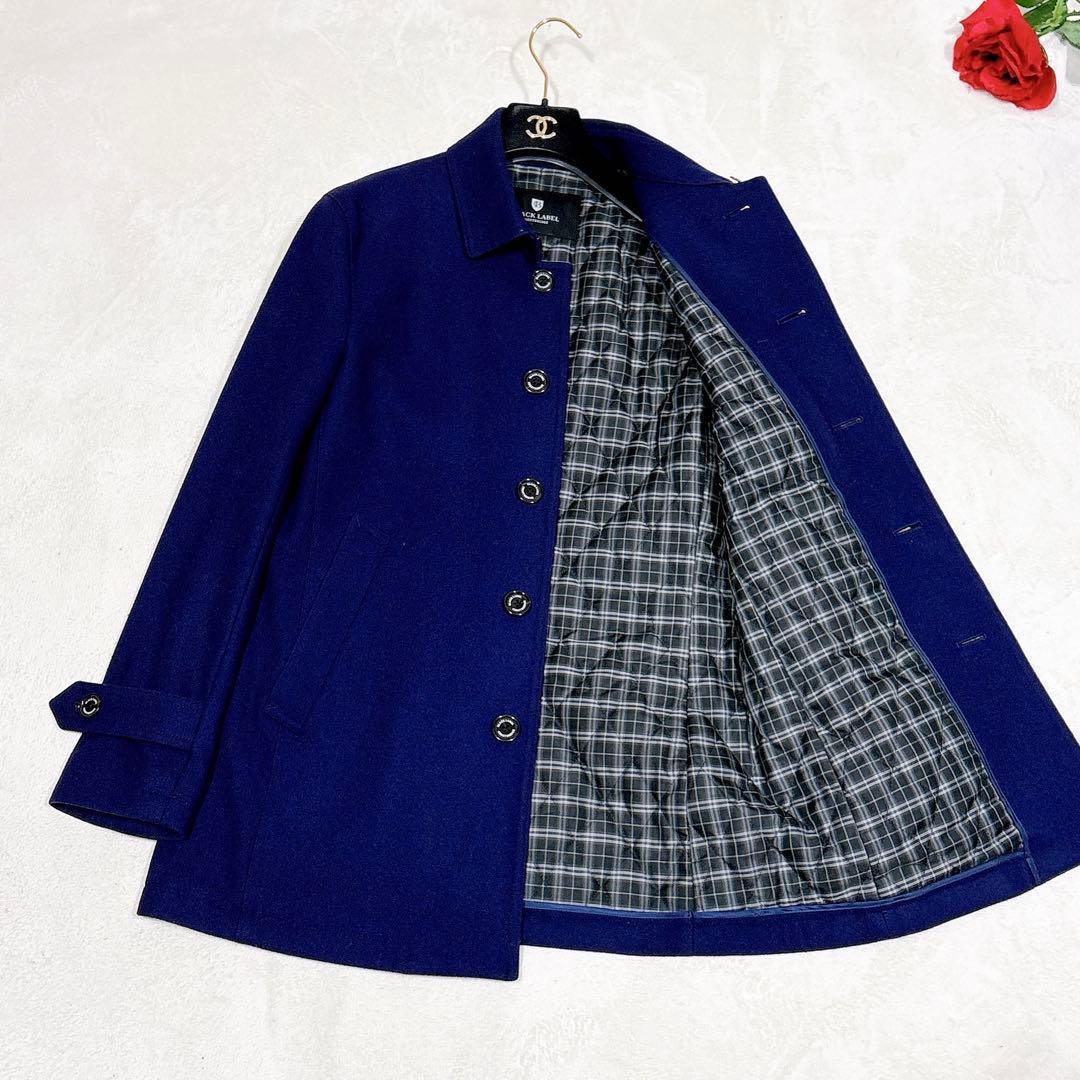 新品同様✨　ブラックレーベル　クレストブリッジ　ステンカラーコート　M ネイビー