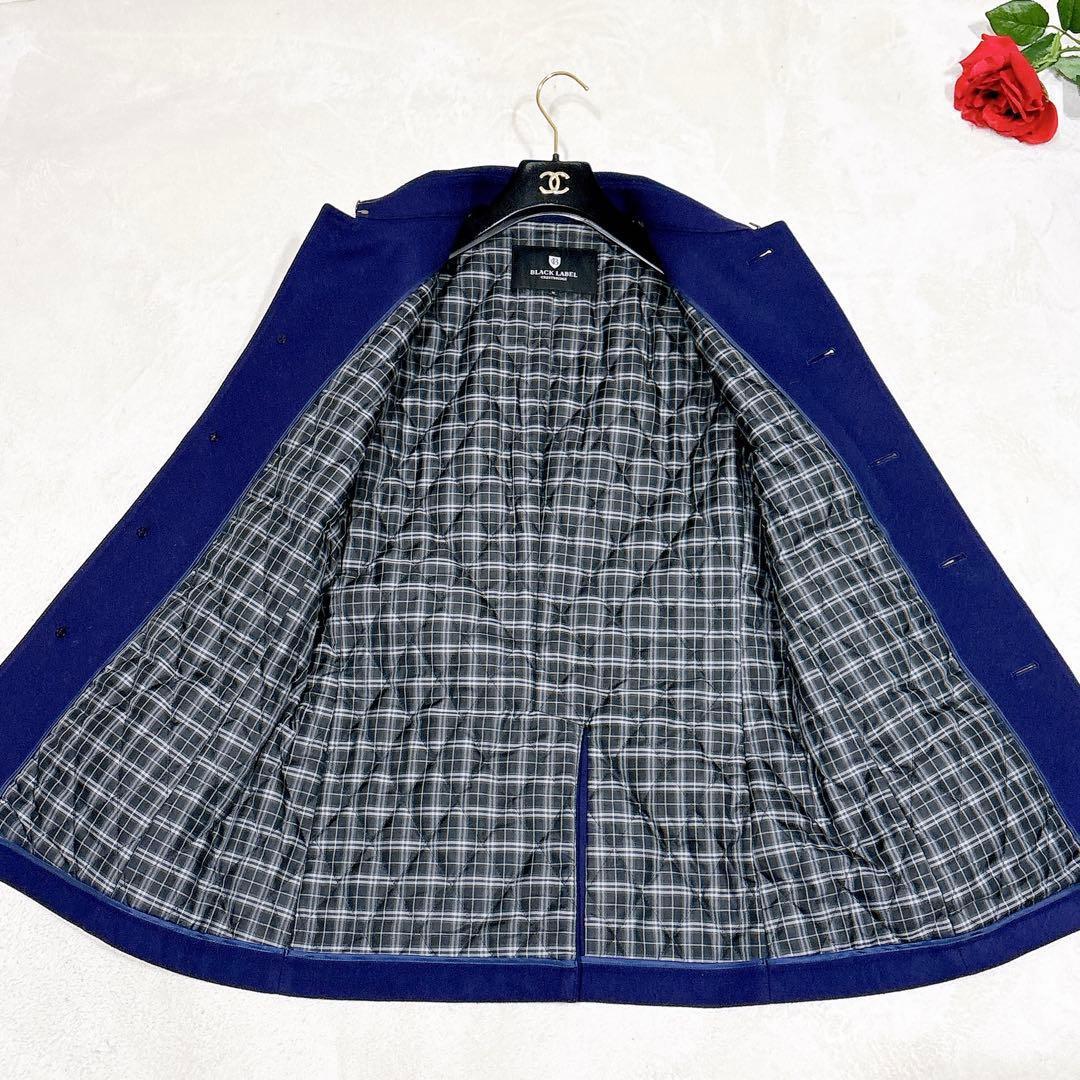 新品同様✨　ブラックレーベル　クレストブリッジ　ステンカラーコート　M ネイビー