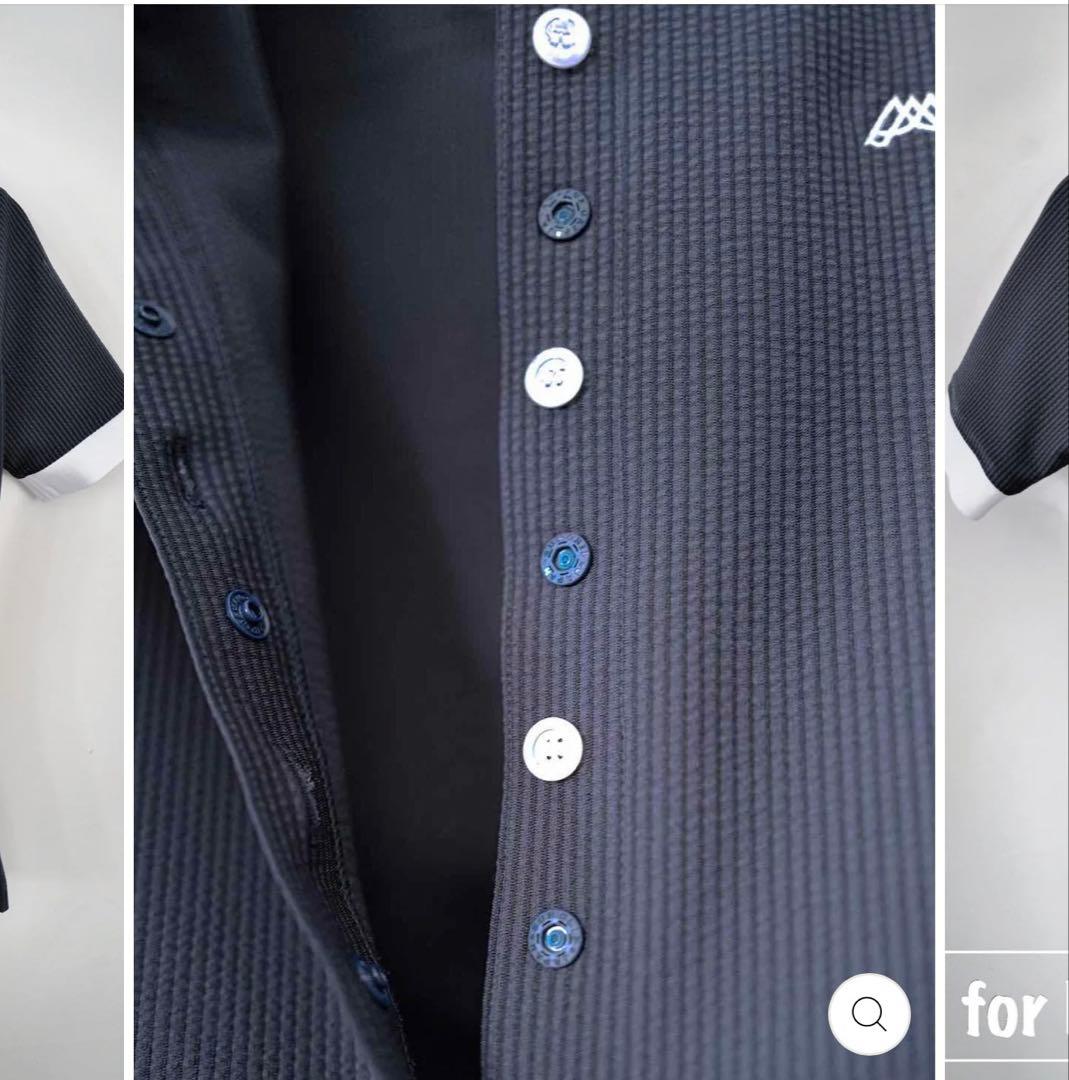 エースアンドレア　ポロシャツ　ネイビー