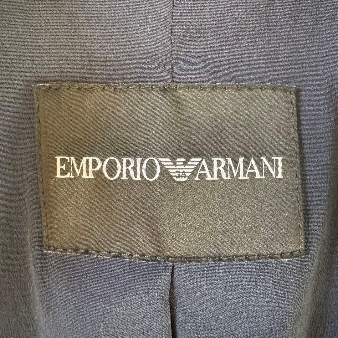 未使用タグ付き エンポリオアルマーニ テーラードジャケット ラムレザー 42