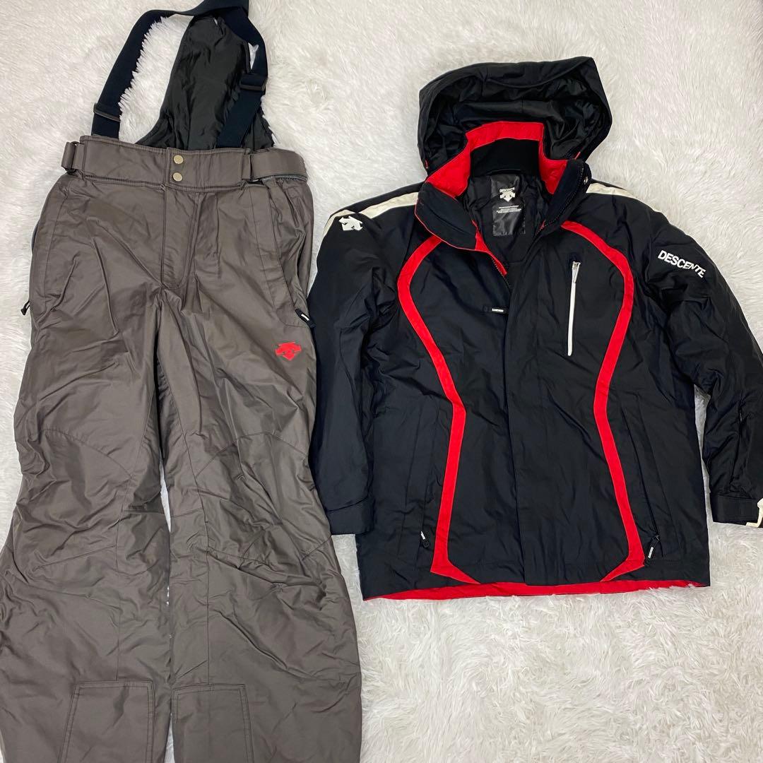 【良品】DESCENTE デサント スキースノーウェア Mサイズ 上下セット