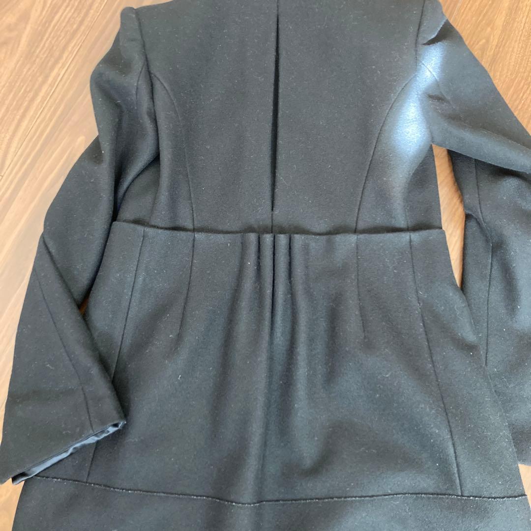 miumiu ミュウミュウ黒タキシードウールコート38 20万