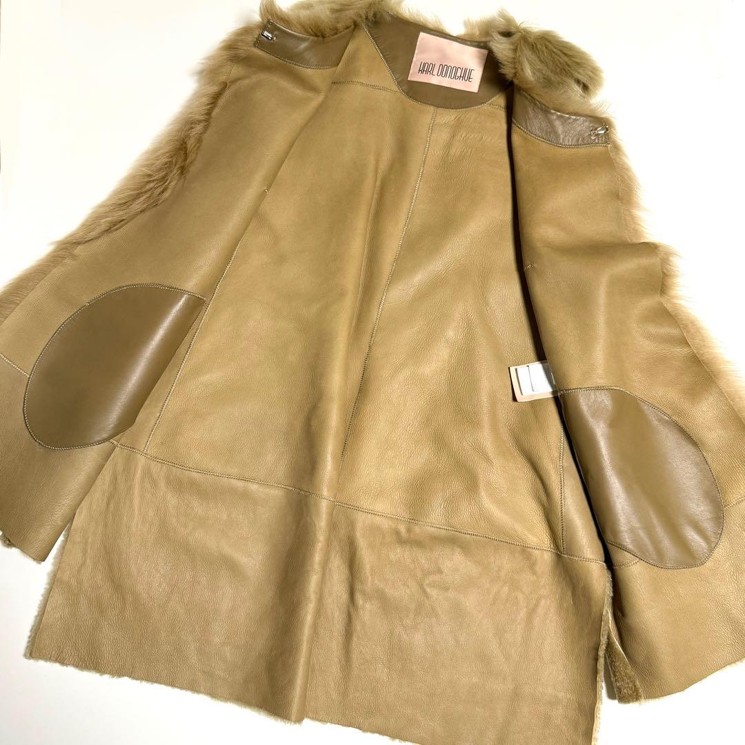 未使用品 KARL DONOGHUE ムートン ミディアムジレ ファージレ