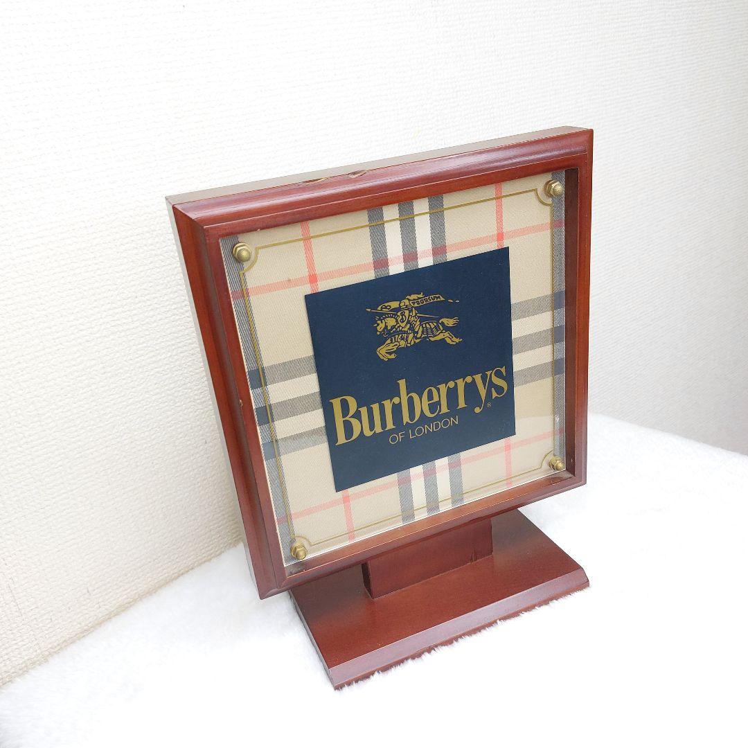 Burberrys バーバリー 自立型ディスプレイプレート 店頭用 看板 パネル