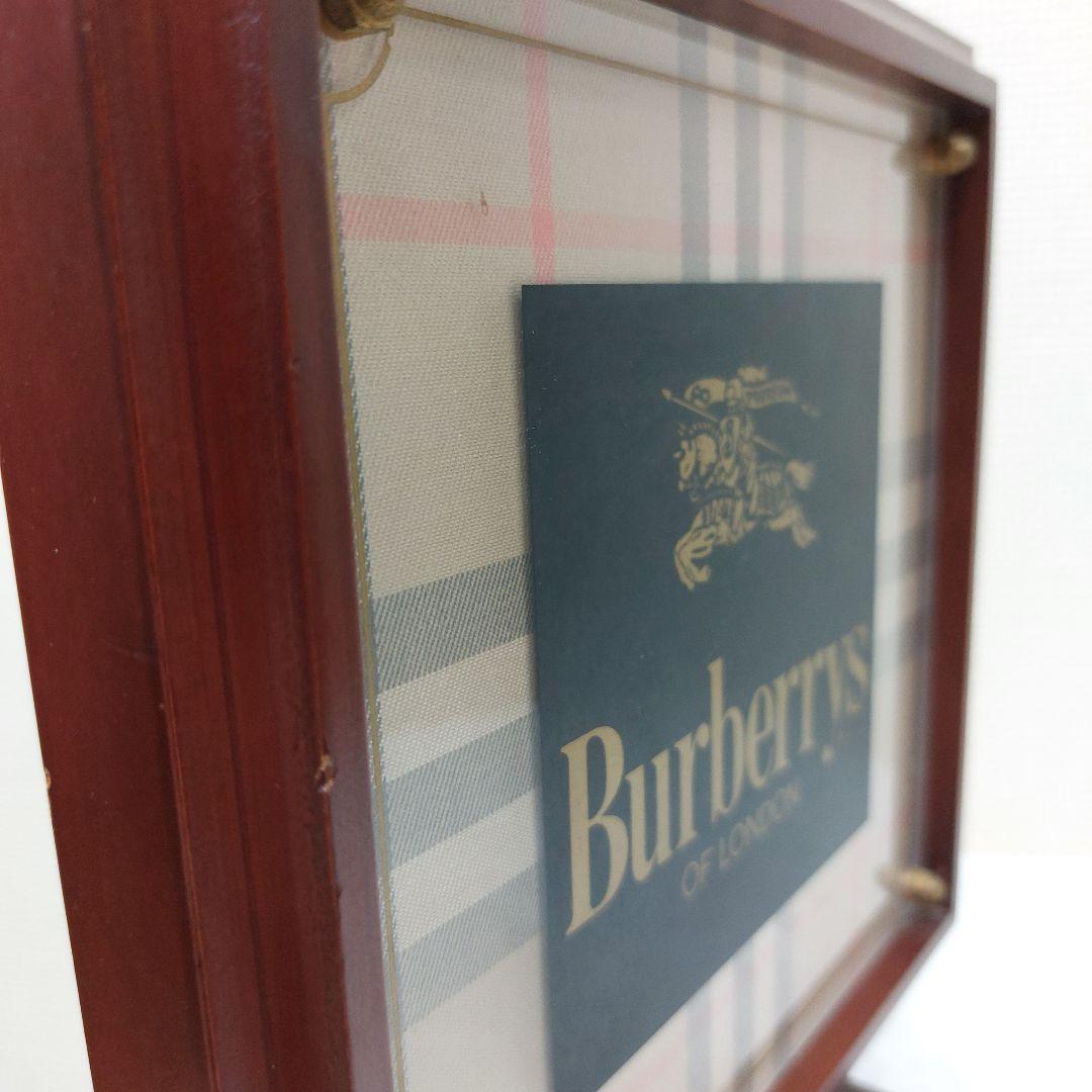 Burberrys バーバリー 自立型ディスプレイプレート 店頭用 看板 パネル