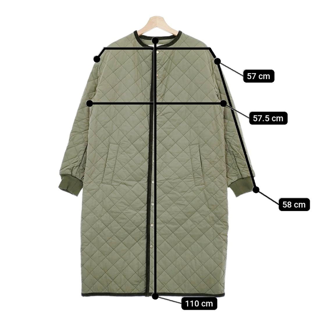 【美品】R&D.M.Co- QUILTING HALF COAT ロング