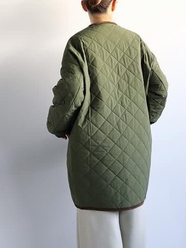 【美品】R&D.M.Co- QUILTING HALF COAT ロング
