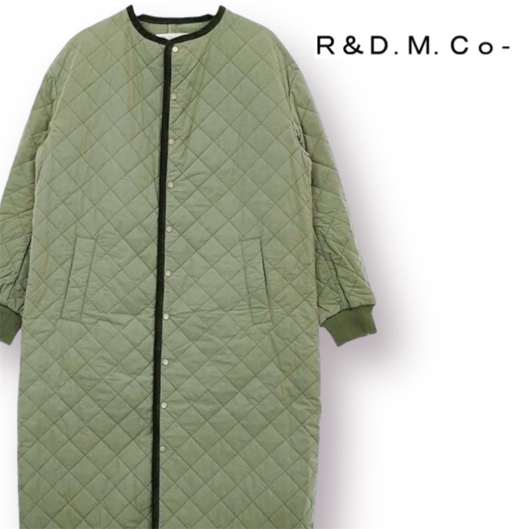 【美品】R&D.M.Co- QUILTING HALF COAT ロング