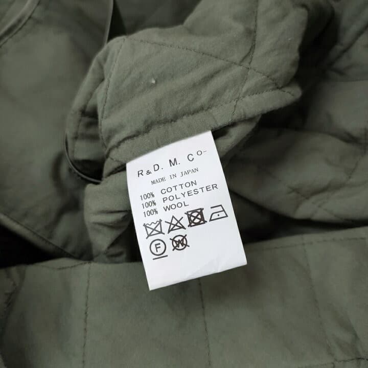 【美品】R&D.M.Co- QUILTING HALF COAT ロング