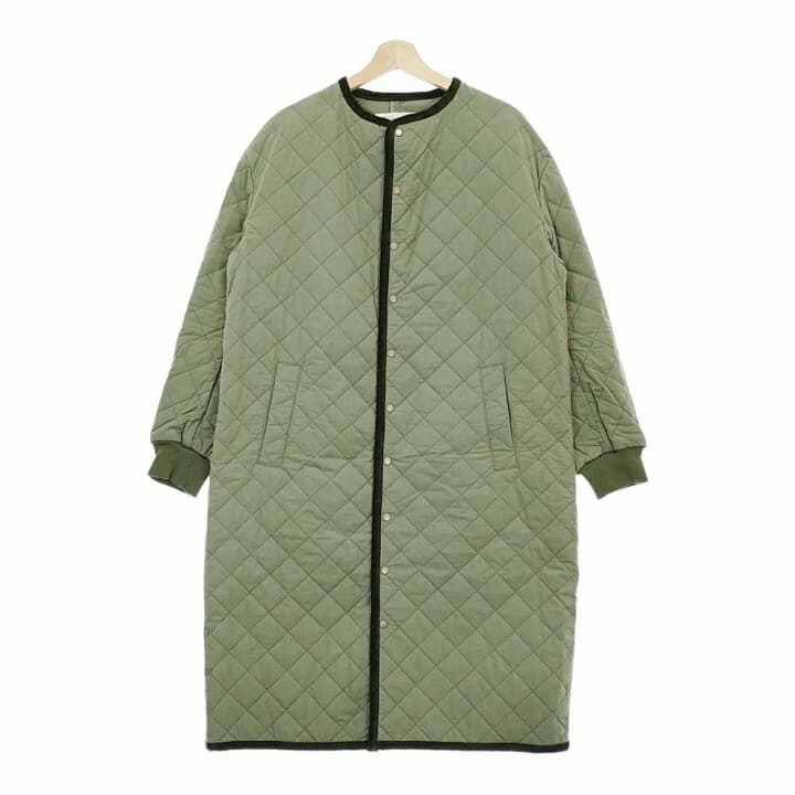【美品】R&D.M.Co- QUILTING HALF COAT ロング