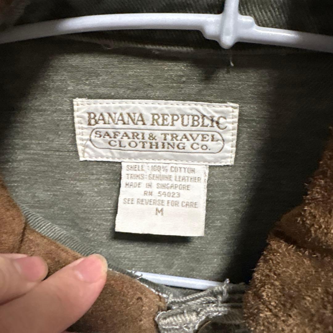 BANANA REPUBLIC ミリタリージャケット M オリーブグリーン