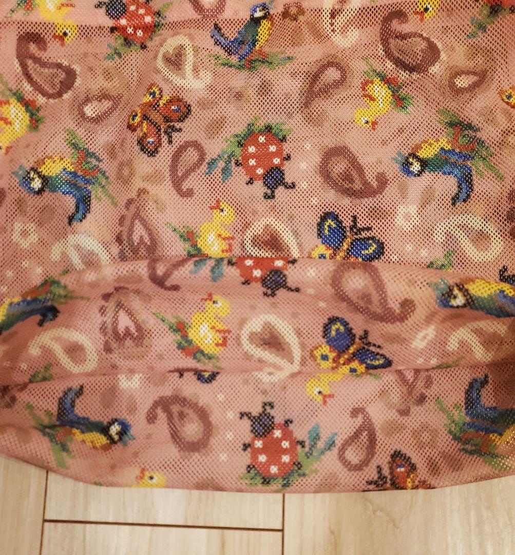 ♡⭐フェイラー　FEILER ハイジ ペイズリー ピンクメッシュバッグ