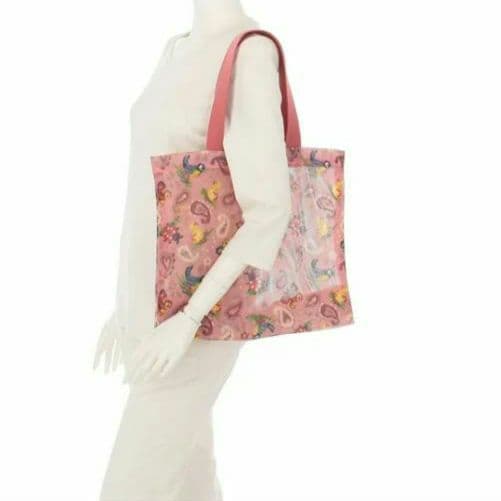 ♡⭐フェイラー　FEILER ハイジ ペイズリー ピンクメッシュバッグ