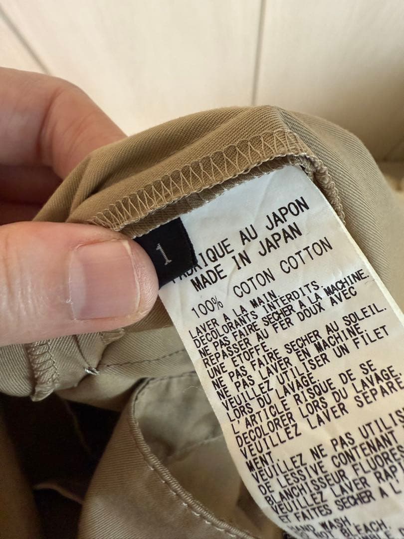 Y’s yohjiyamamoto ベージュ 変形キュロットパンツ