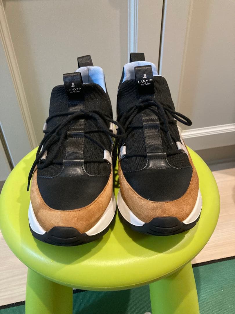 LANVIN en Bleu スニーカー ブラック/ブラウン