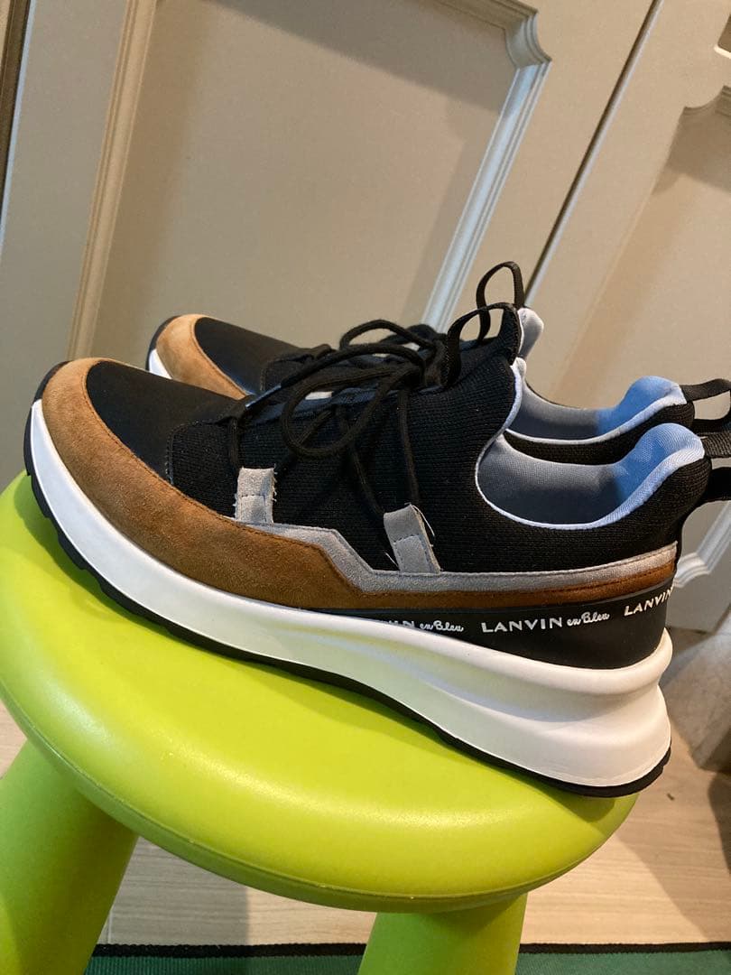 LANVIN en Bleu スニーカー ブラック/ブラウン