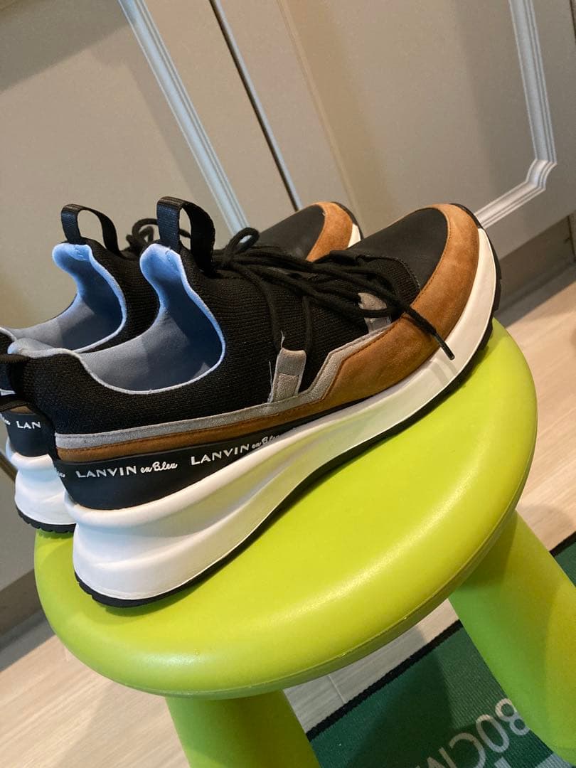 LANVIN en Bleu スニーカー ブラック/ブラウン