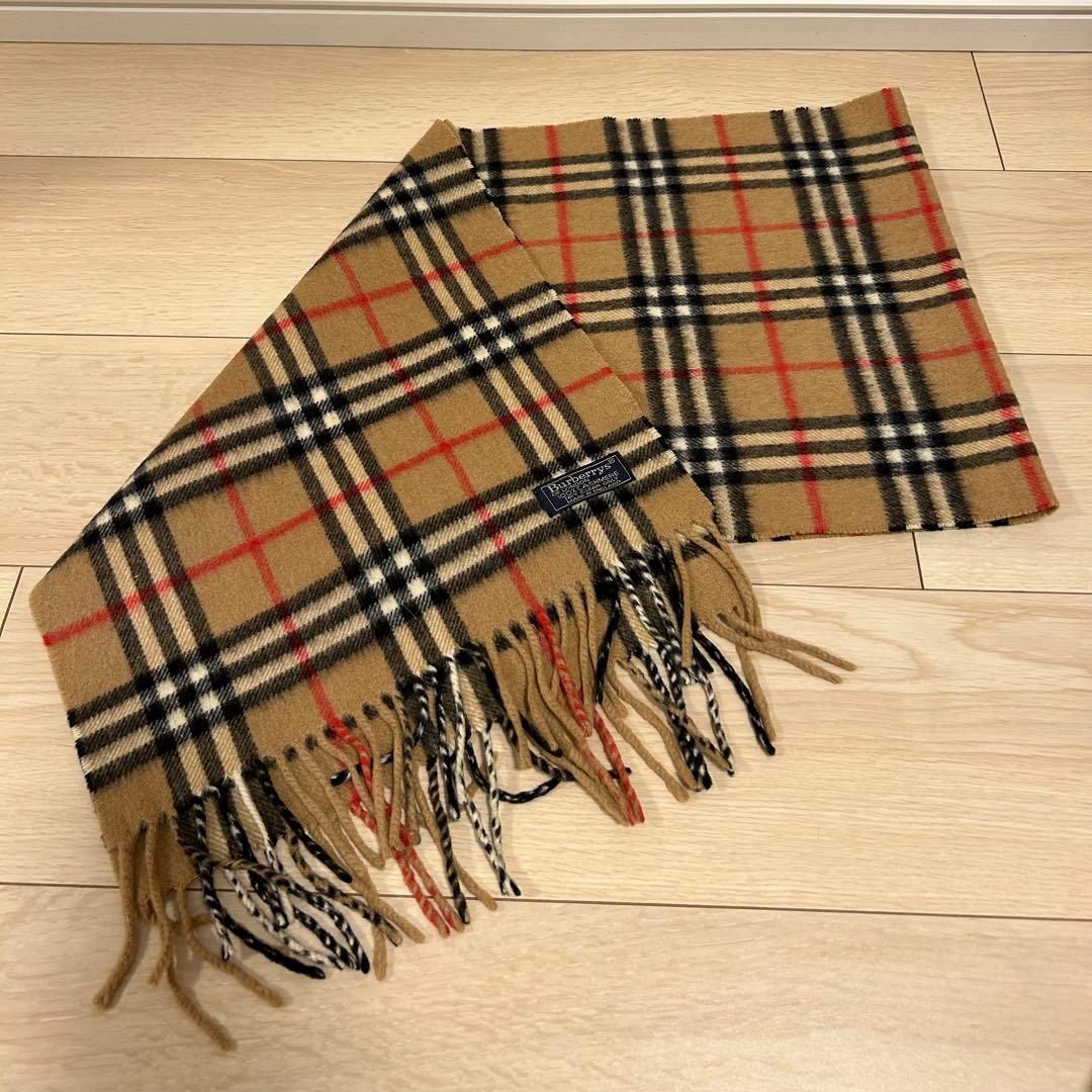 【美品】Burberry バーバリー マフラー クラシックチェック