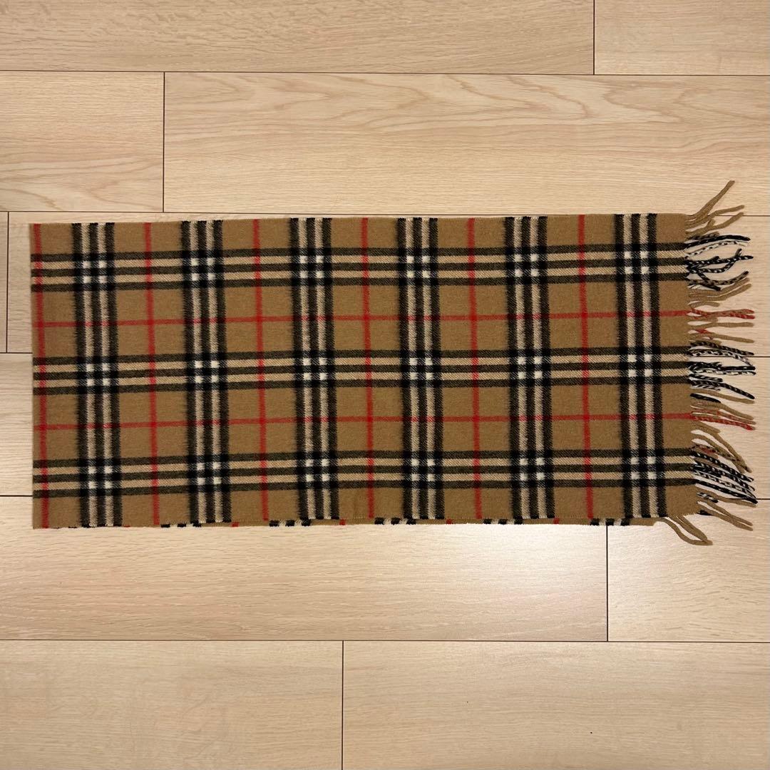 【美品】Burberry バーバリー マフラー クラシックチェック