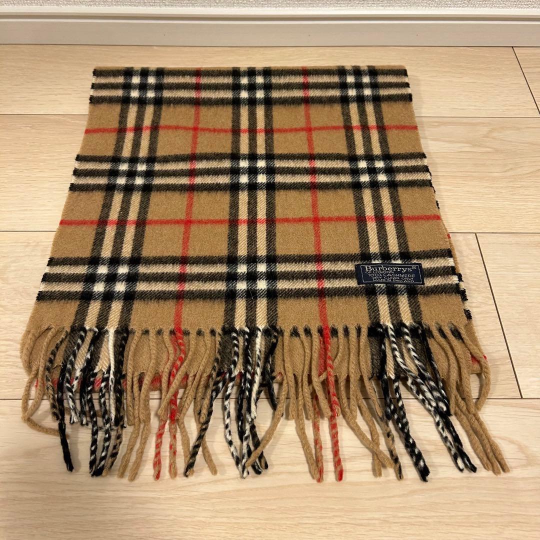 【美品】Burberry バーバリー マフラー クラシックチェック