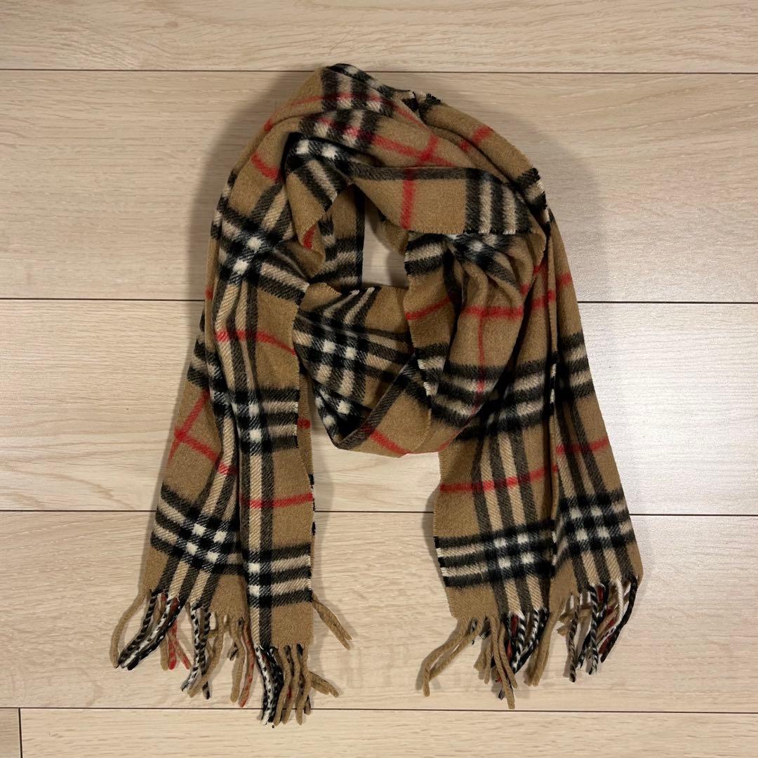 【美品】Burberry バーバリー マフラー クラシックチェック