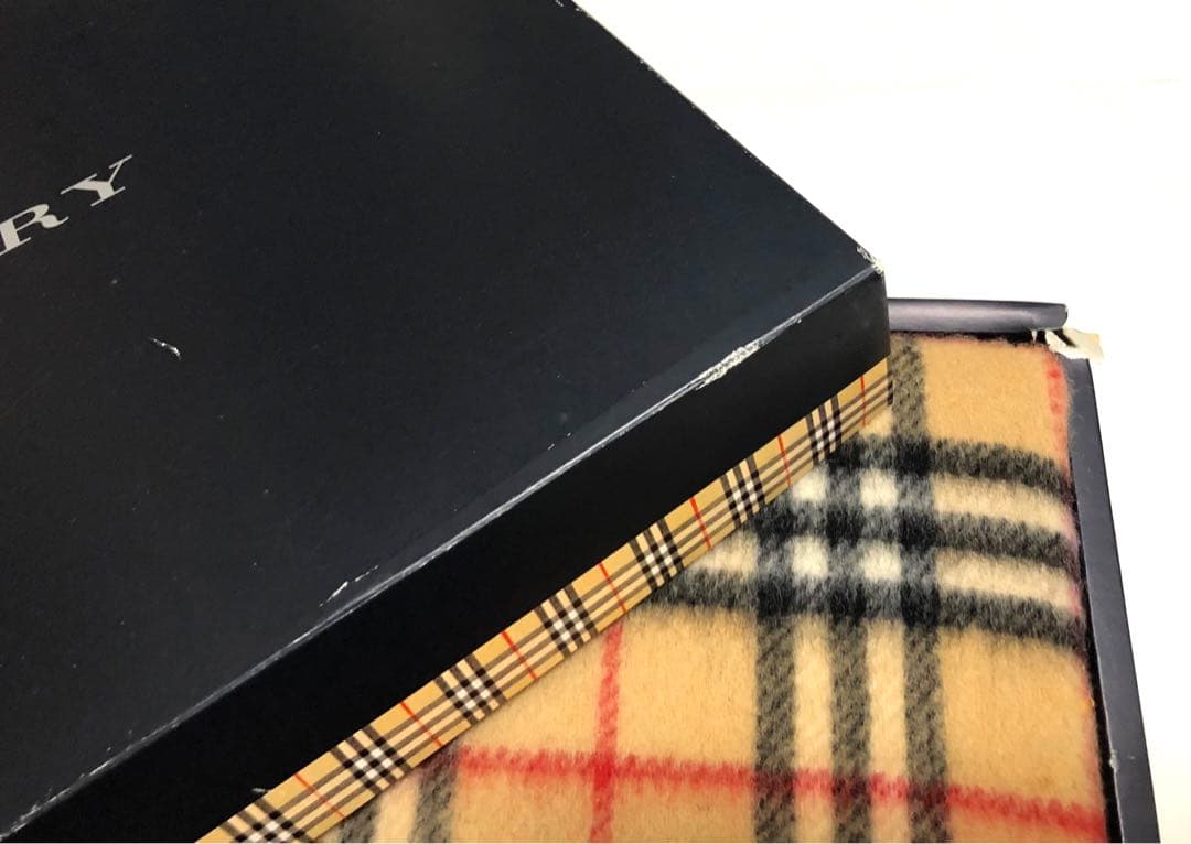 バーバリー ロンドン 西川産業 ラムウール100%ひざ掛け