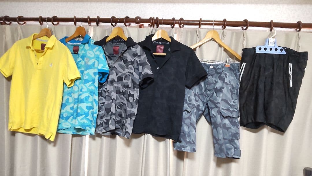 メンズウェアセット（ポロシャツ、パンツ）