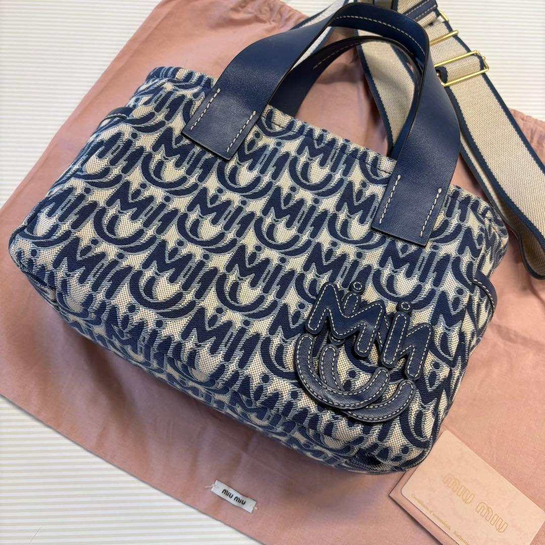 ミュウミュウ　ショルダーバッグ　トートバッグ　MM Paris