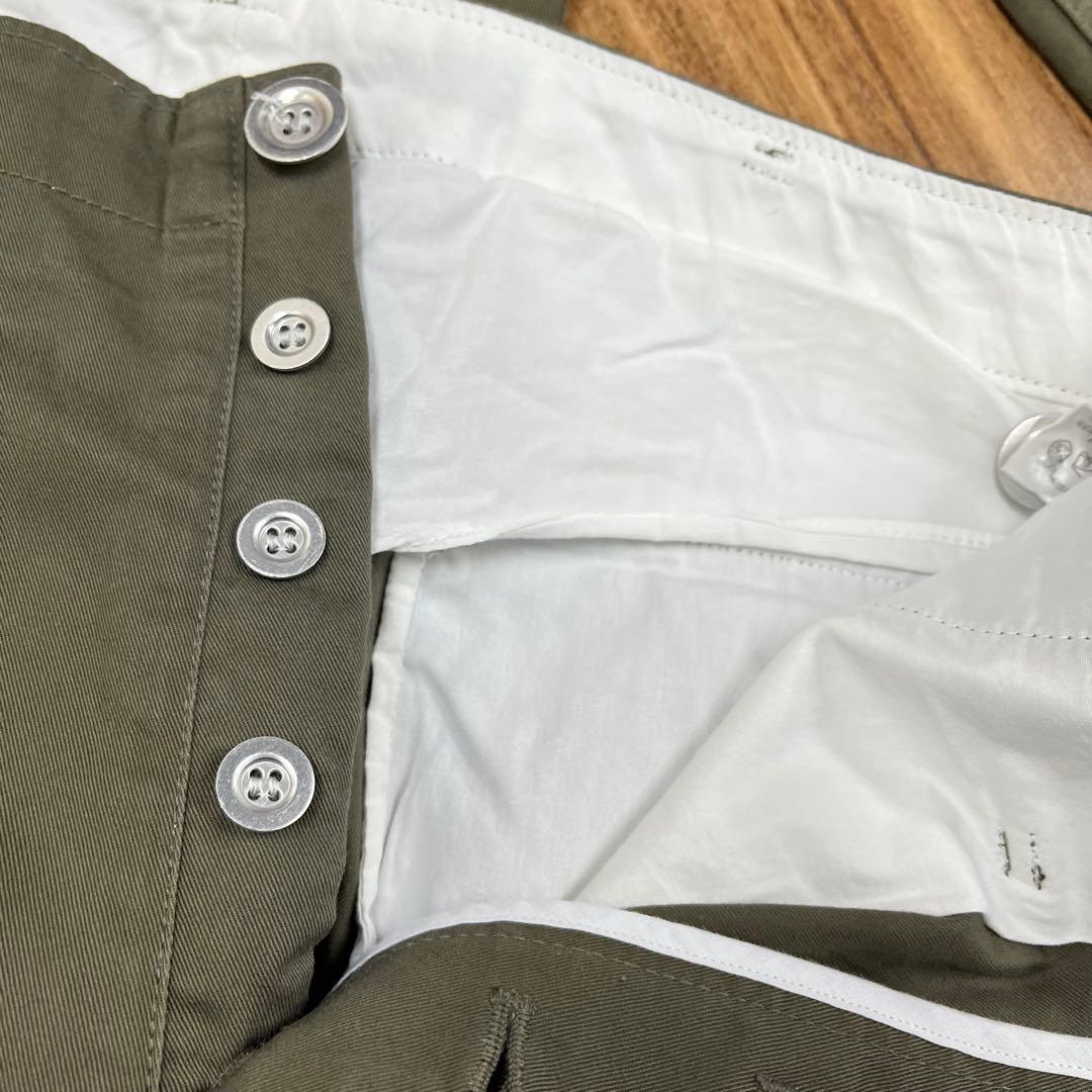 美品　visvim ヴィズヴィム　HIGH-WATER チノパンツ　M カーキ