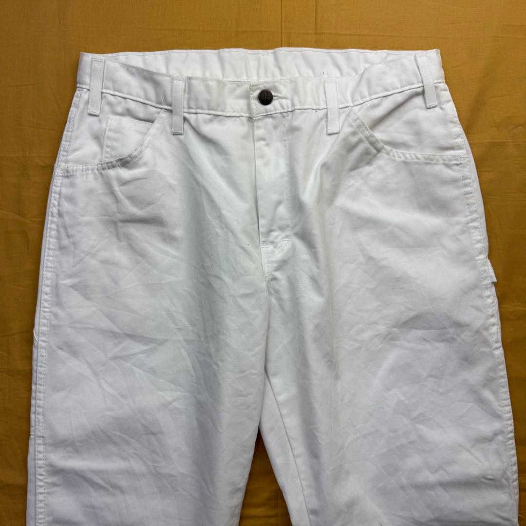 美品　dickies ペインターパンツ　ホワイト　W34 L30 ディッキーズ