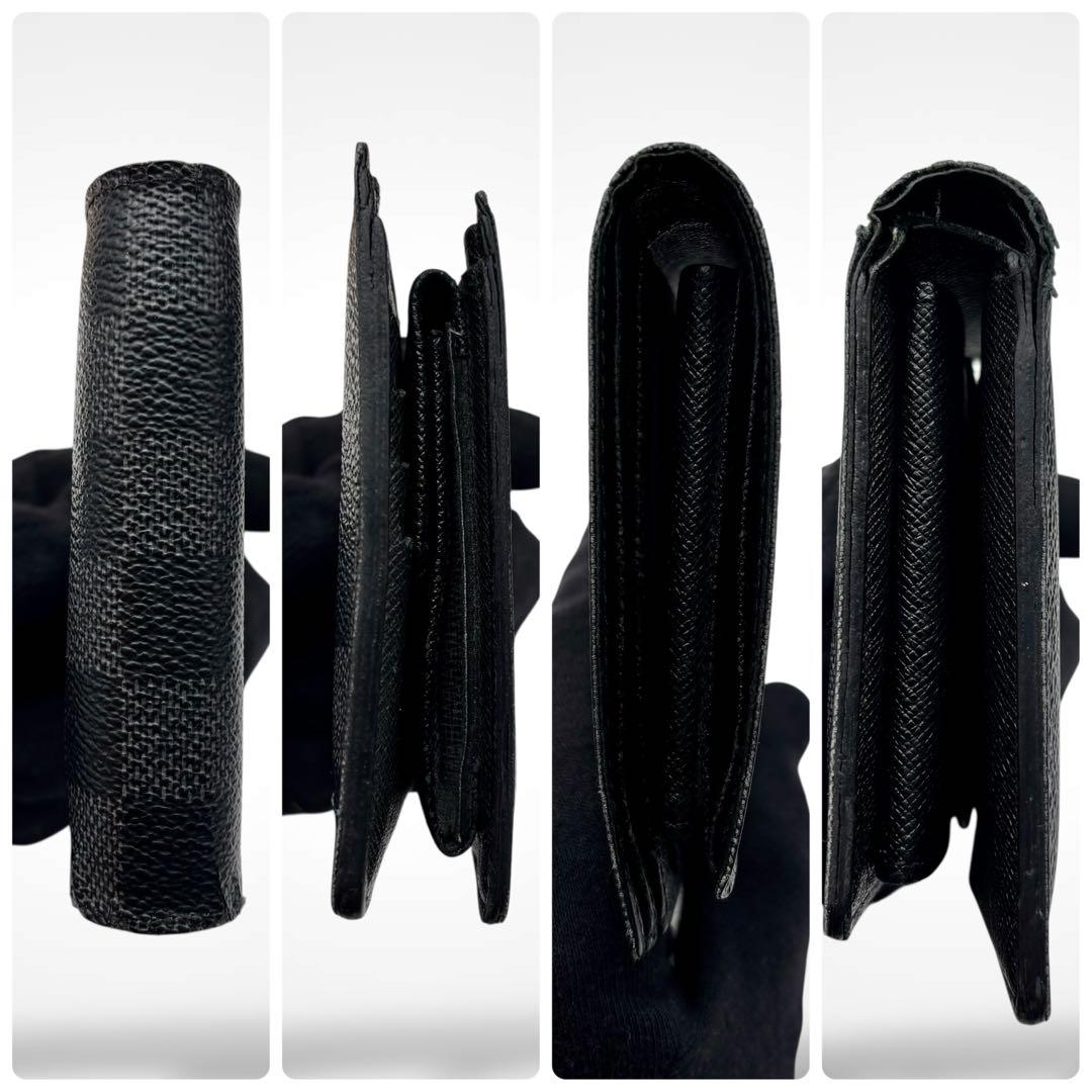 ルイヴィトン ダミエ グラフィット ポルトフォイユマルコ 二つ折り財布 男女兼用