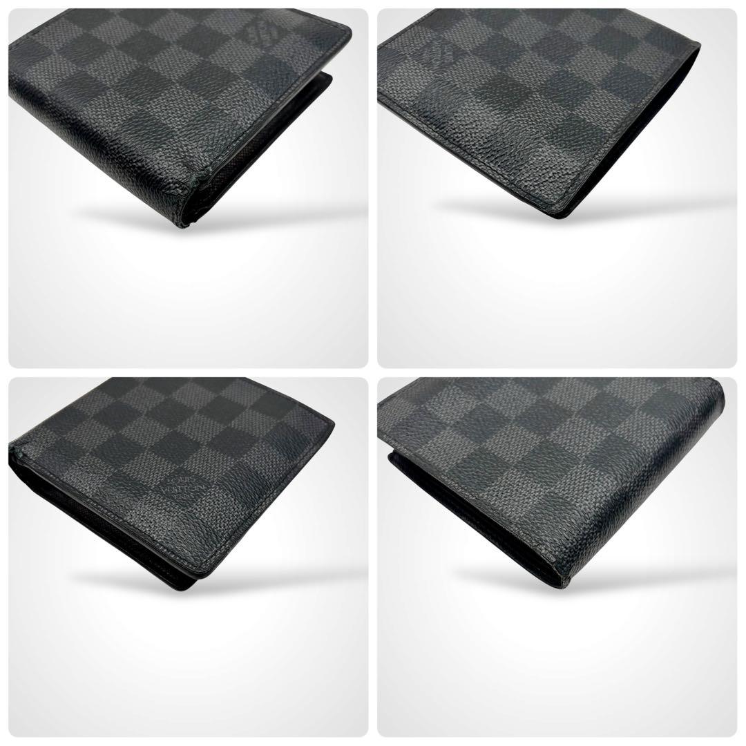 ルイヴィトン ダミエ グラフィット ポルトフォイユマルコ 二つ折り財布 男女兼用