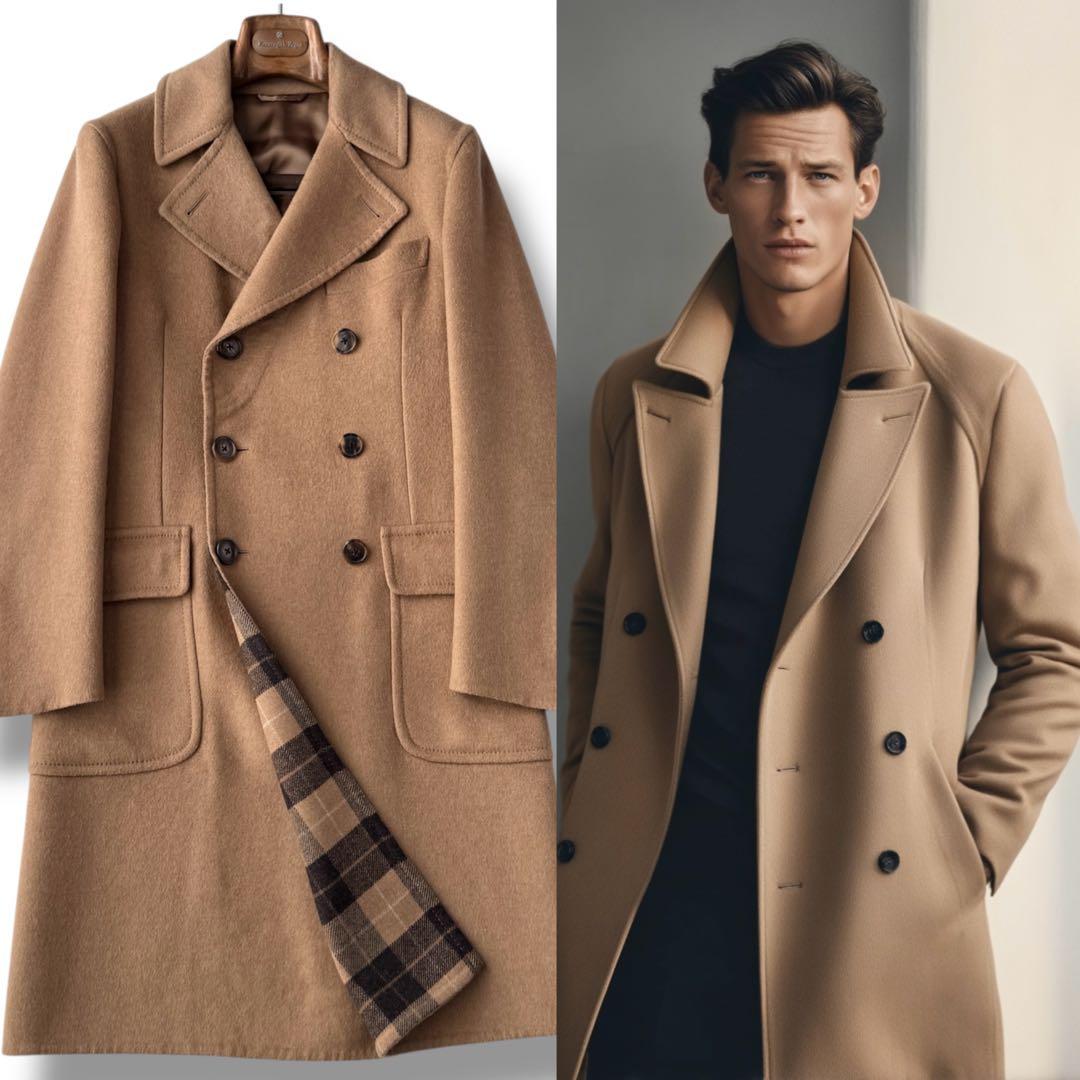 Belvest ベルベスト ポロコート アルスター コート 42 XS〜S相当