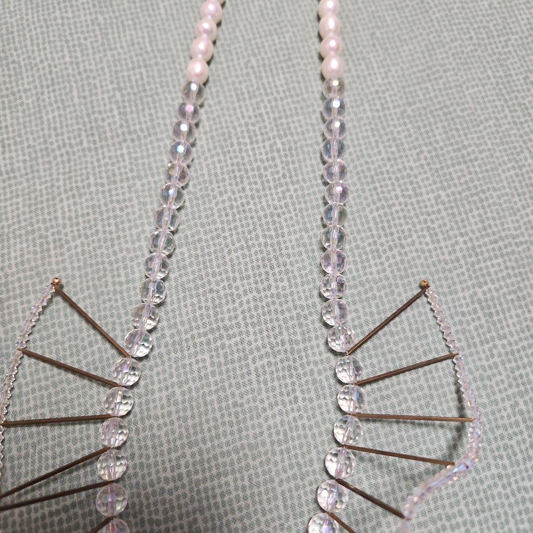 H.P.FRANCE アッシュペーフランス　C.A.D　フリルネックレス