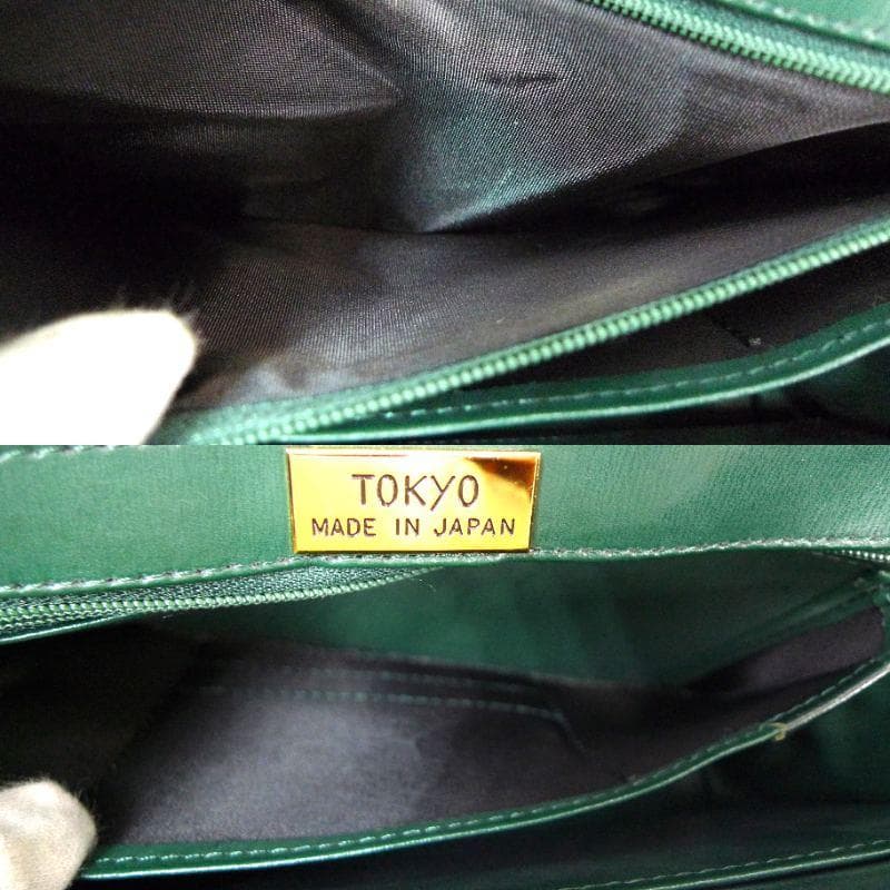 TOKYO　チェーンバッグ　ショルダーバッグ　クロコダイル　グリーン　JRA