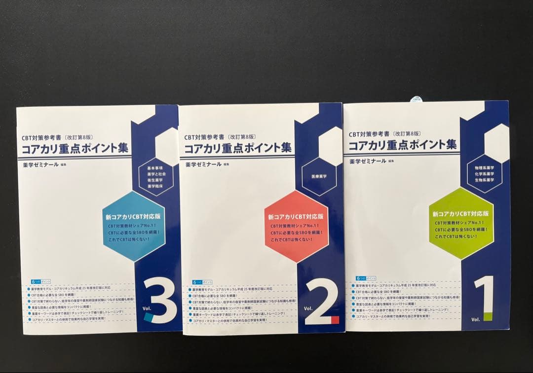 コアカリ重点ポイント集［第8版］ 1, 2, 3巻セット