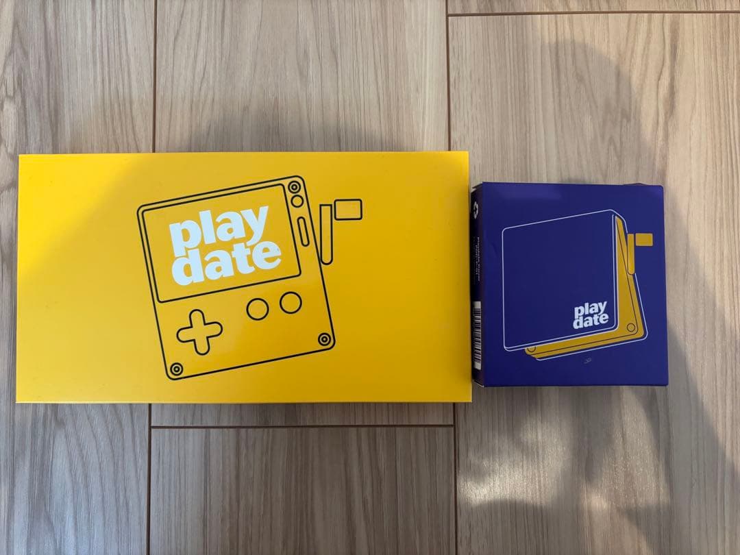 ペ*ペ様 Playdate イエロー ハンドヘルドゲーム機