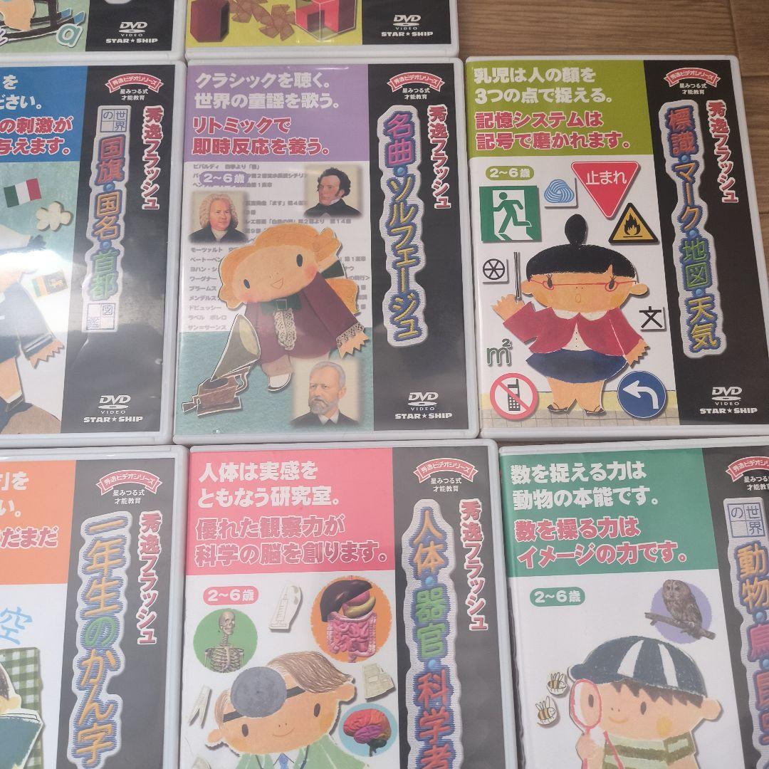 秀逸ビデオシリーズ　星みつる式　才能教育　秀逸フラッシュ　17巻セット