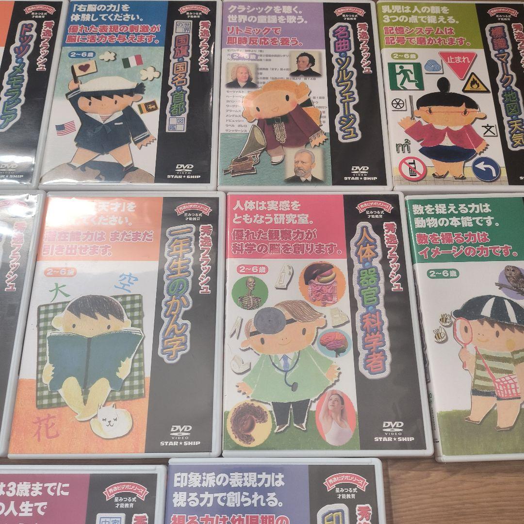 秀逸ビデオシリーズ　星みつる式　才能教育　秀逸フラッシュ　17巻セット