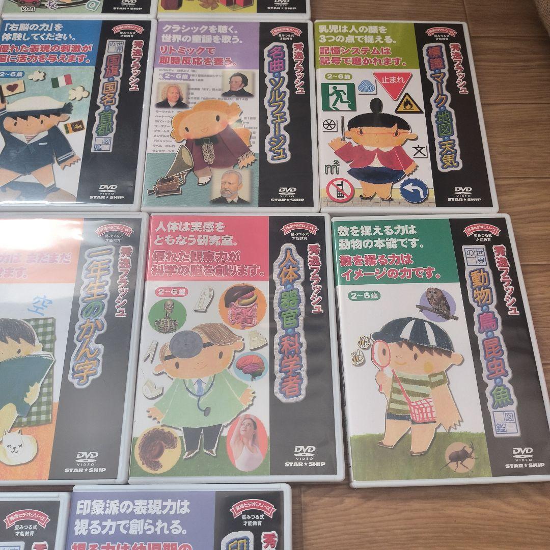 秀逸ビデオシリーズ　星みつる式　才能教育　秀逸フラッシュ　17巻セット