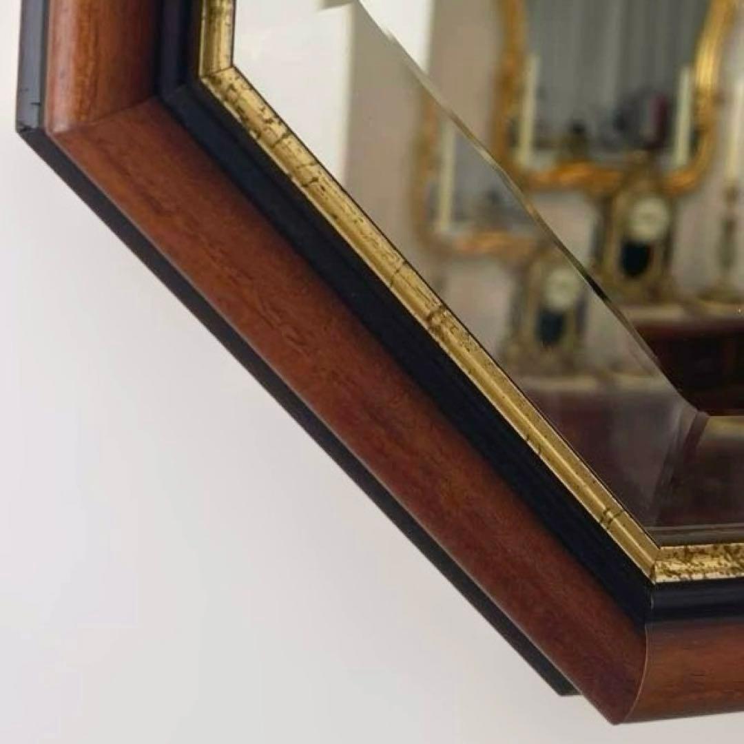 ⭐︎新品/未使用⭐︎ イタリア製 クラシカル木製枠ウォールミラー