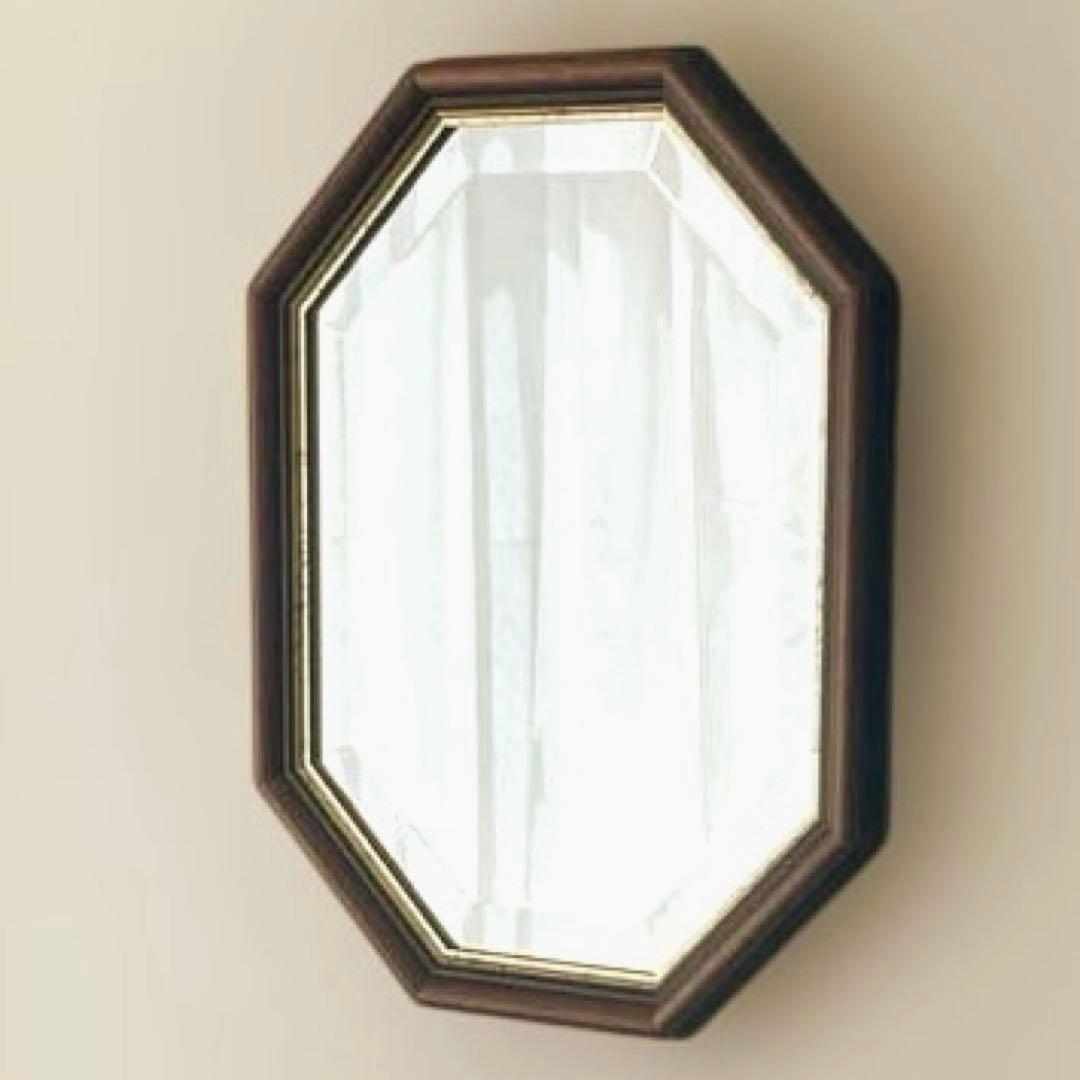 ⭐︎新品/未使用⭐︎ イタリア製 クラシカル木製枠ウォールミラー