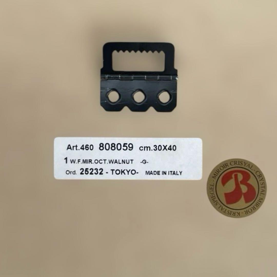 ⭐︎新品/未使用⭐︎ イタリア製 クラシカル木製枠ウォールミラー