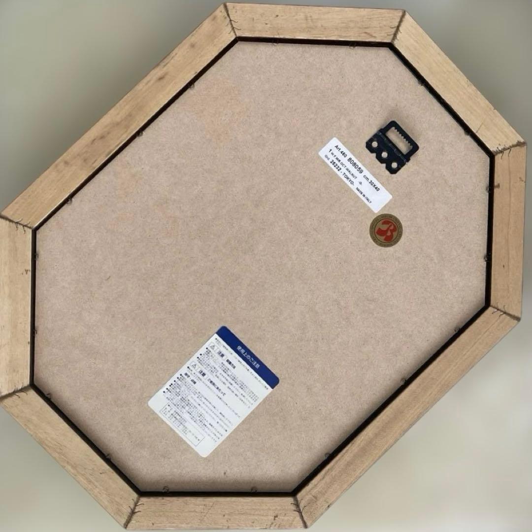 ⭐︎新品/未使用⭐︎ イタリア製 クラシカル木製枠ウォールミラー