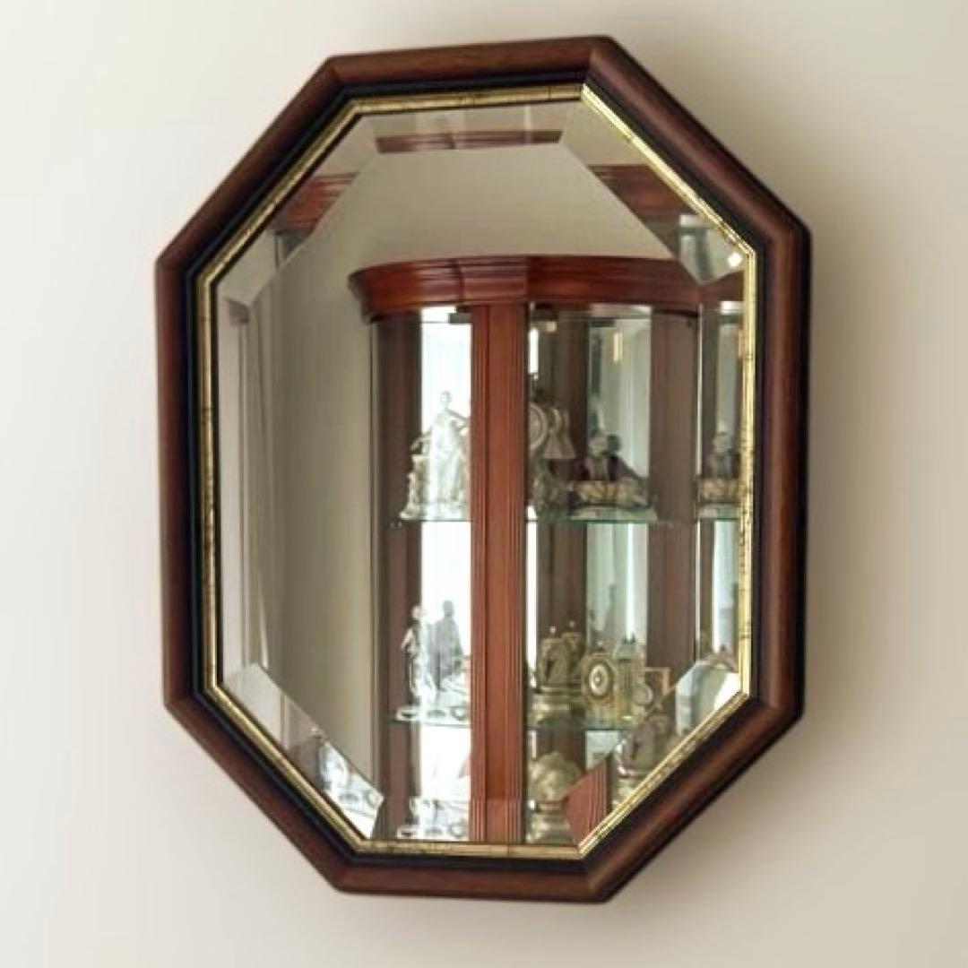 ⭐︎新品/未使用⭐︎ イタリア製 クラシカル木製枠ウォールミラー