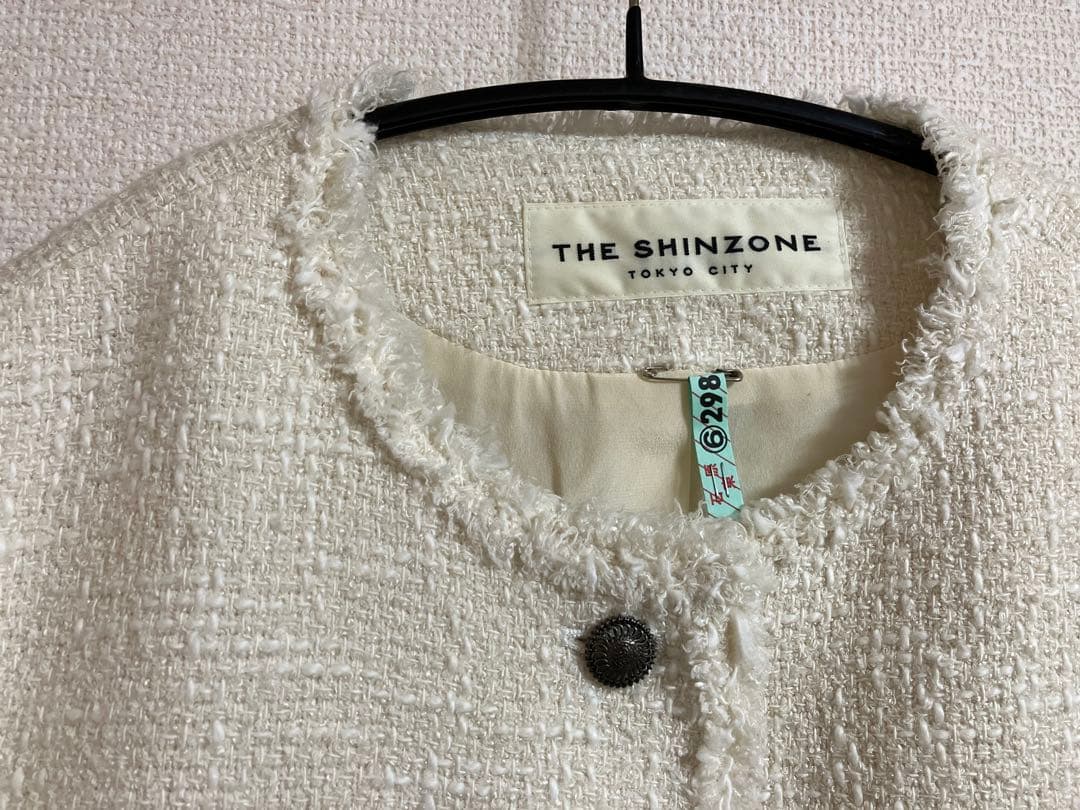【美品】Shinzone ツイードジャケットM クリーニング済