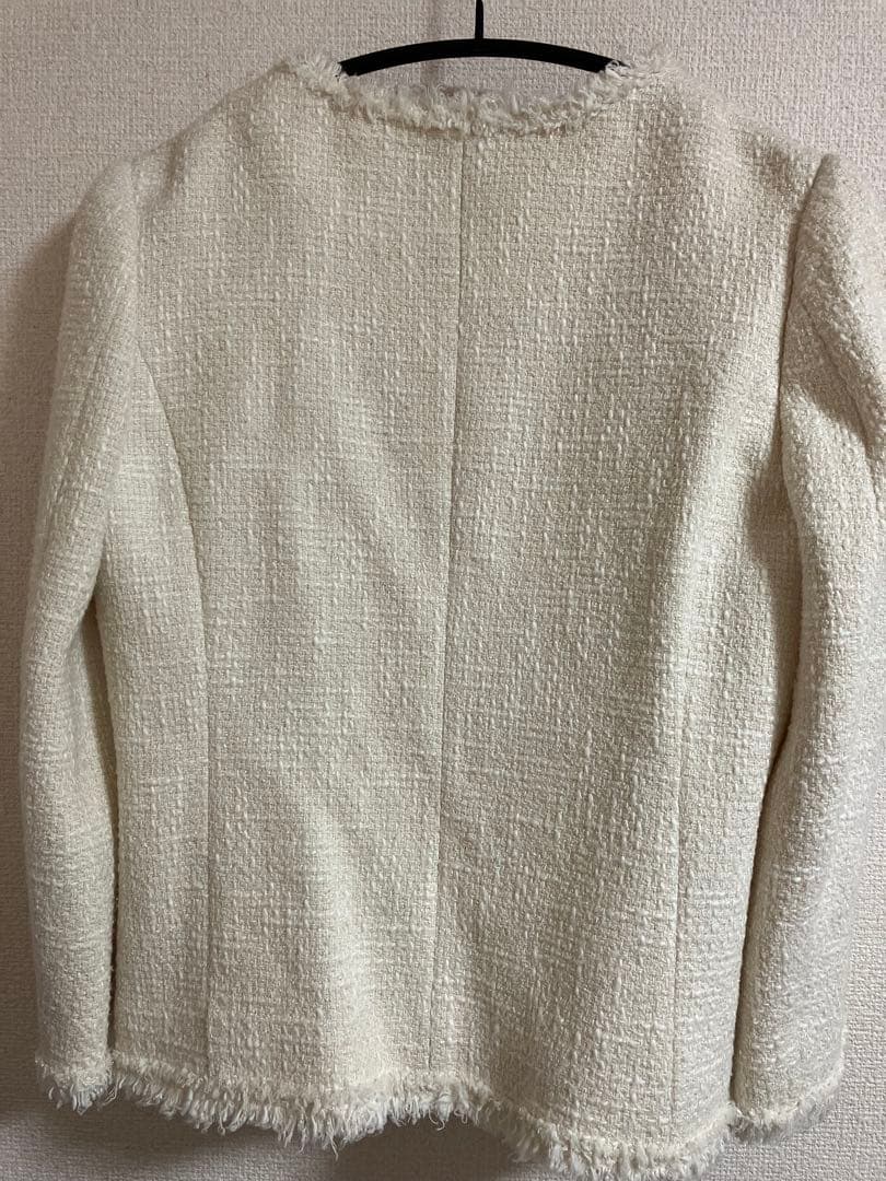 【美品】Shinzone ツイードジャケットM クリーニング済