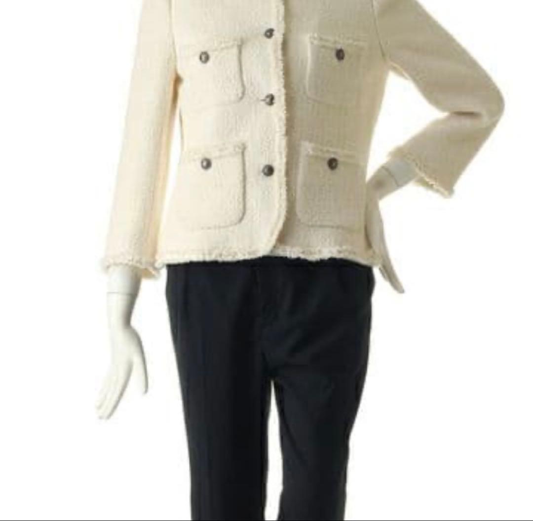 【美品】Shinzone ツイードジャケットM クリーニング済