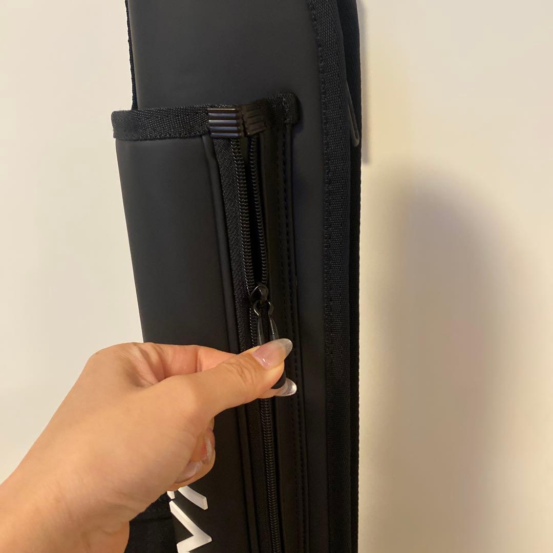 【人気 希少】デサント クラブケース 自立型 ゴルフ ブラック DESCENTE