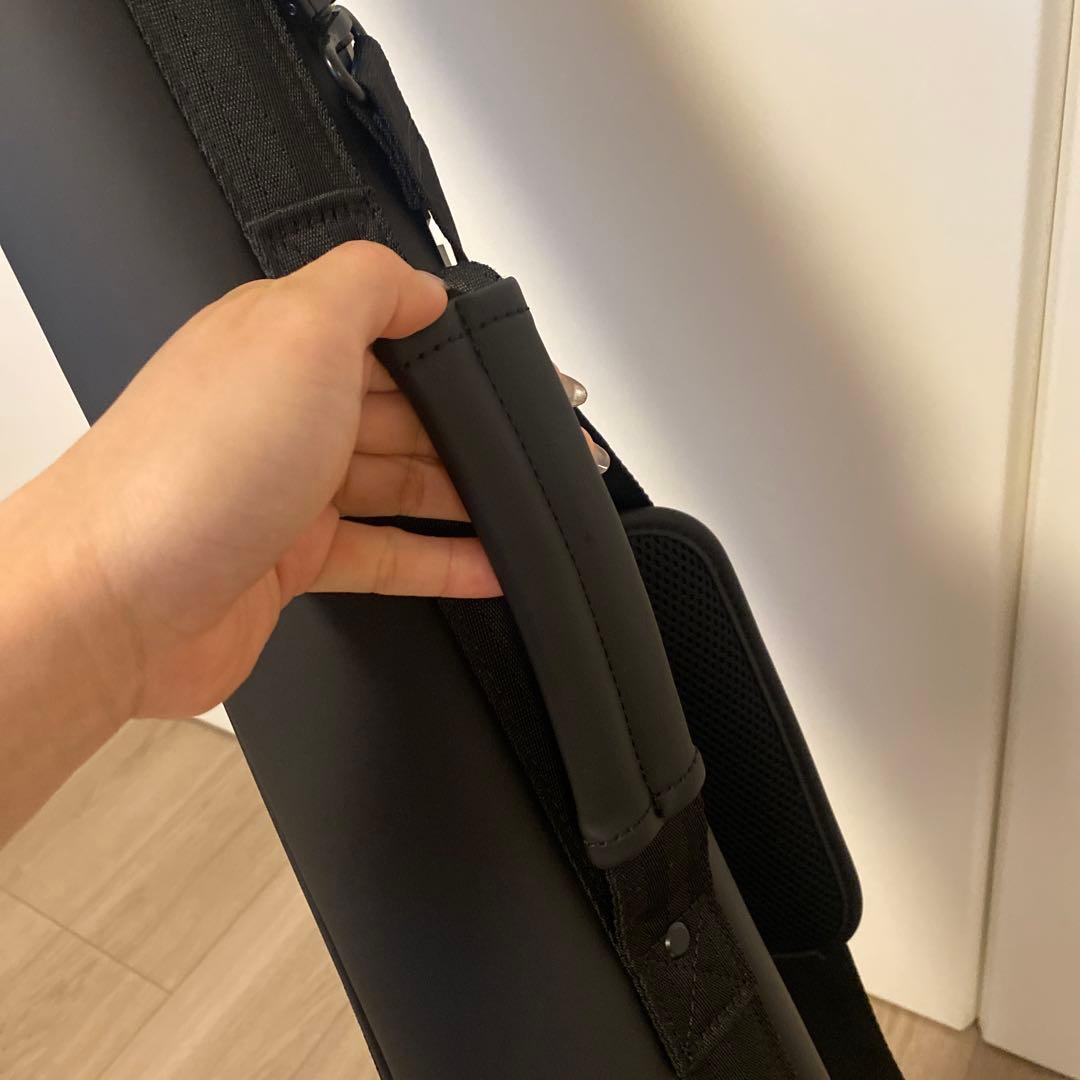 【人気 希少】デサント クラブケース 自立型 ゴルフ ブラック DESCENTE